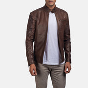 
Dean Negro Chaqueta Biker de Cuero para Hombre – alternate product view 1