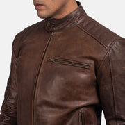 
Dean Negro Chaqueta Biker de Cuero para Hombre – alternate product view 6