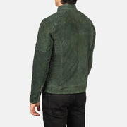 Fernando Acolchado Chaqueta Biker de Cuero para Hombre – Vista alternativa del producto 5
