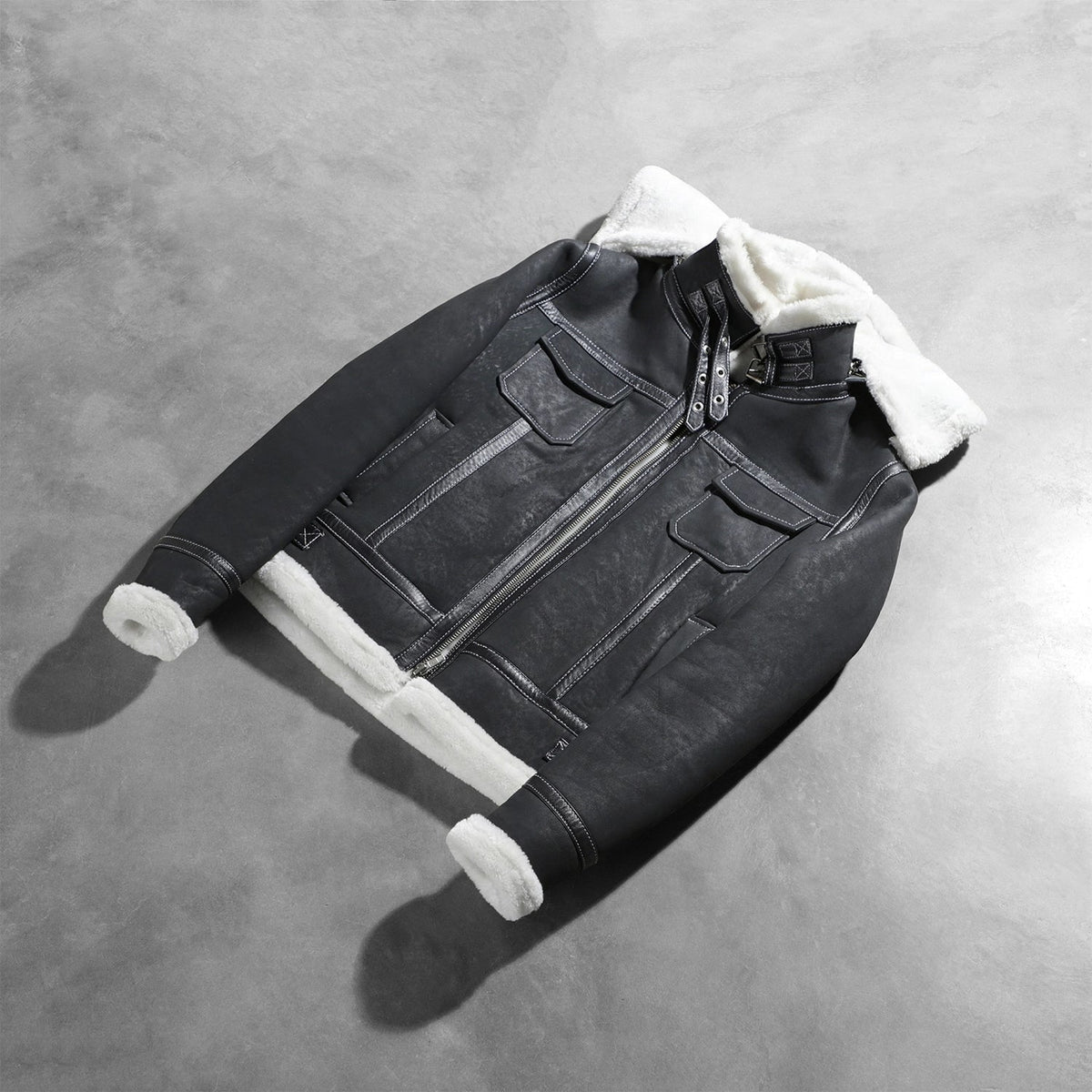Fiona Hooded Chaqueta de Borrego para Mujer – Vista alternativa del producto 8