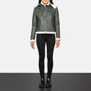 Fiona Hooded Chaqueta de Borrego para Mujer – Vista alternativa del producto 2