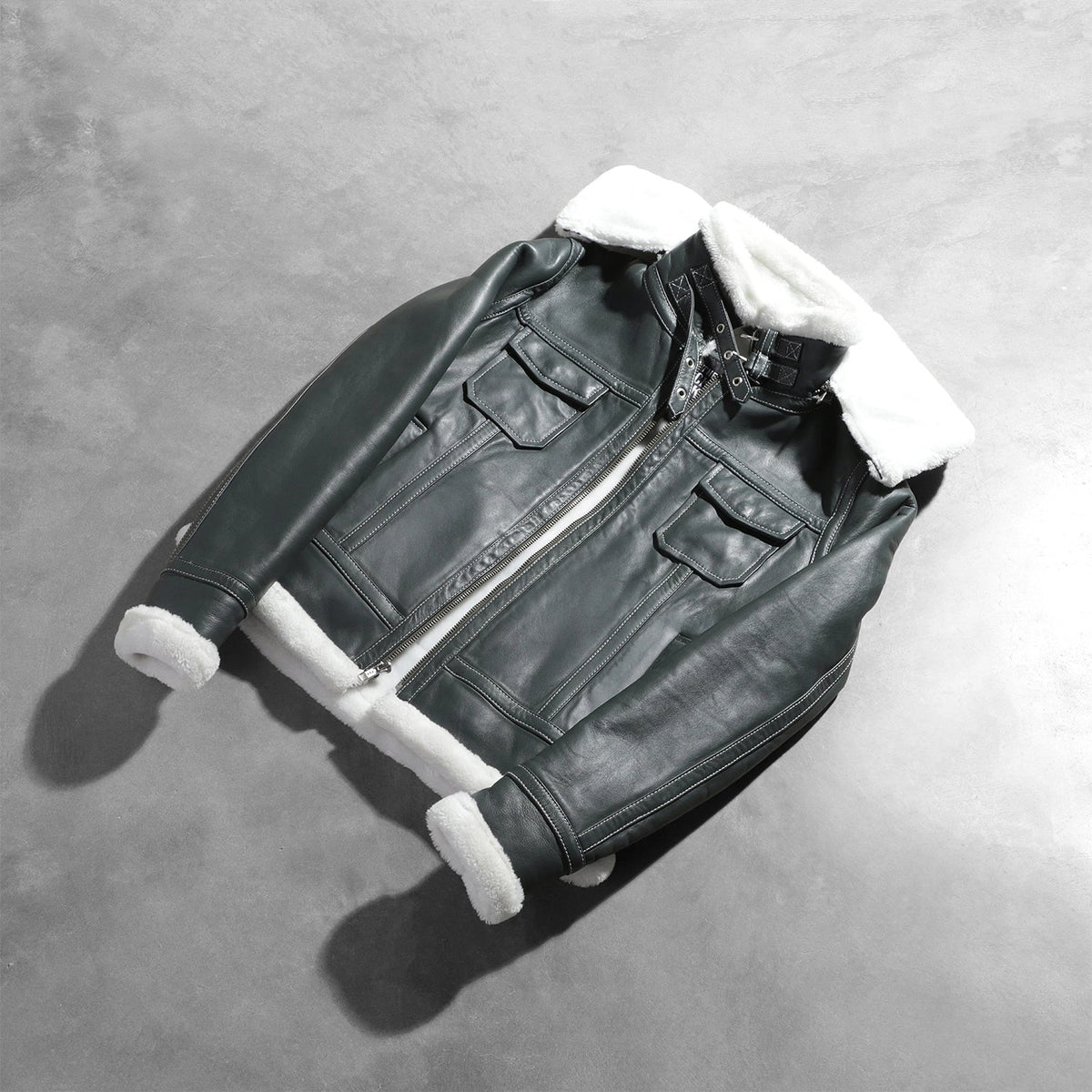 Fiona Hooded Chaqueta de Borrego para Mujer – Vista alternativa del producto 7