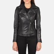 Flashback Chaqueta Biker de Cuero para Mujer – Vista alternativa del producto 1