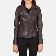 Flashback Chaqueta Biker de Cuero para Mujer – Vista alternativa del producto 1