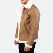 Francis B-3 Negro Cazadora Bomber de Cuero para Hombre – Vista alternativa del producto 2