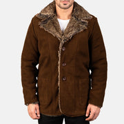 Furlong Abrigo de Cuero Beige Abrigo de Cuero para Hombre – Vista alternativa del producto 4