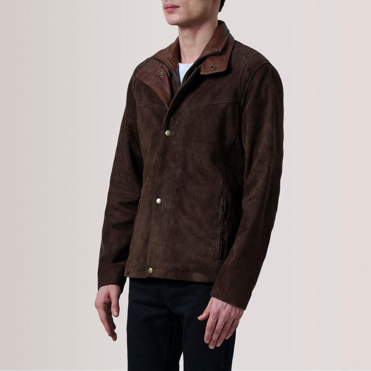 Henrik Chaqueta de Cuero para Hombre – Vista alternativa del producto 3