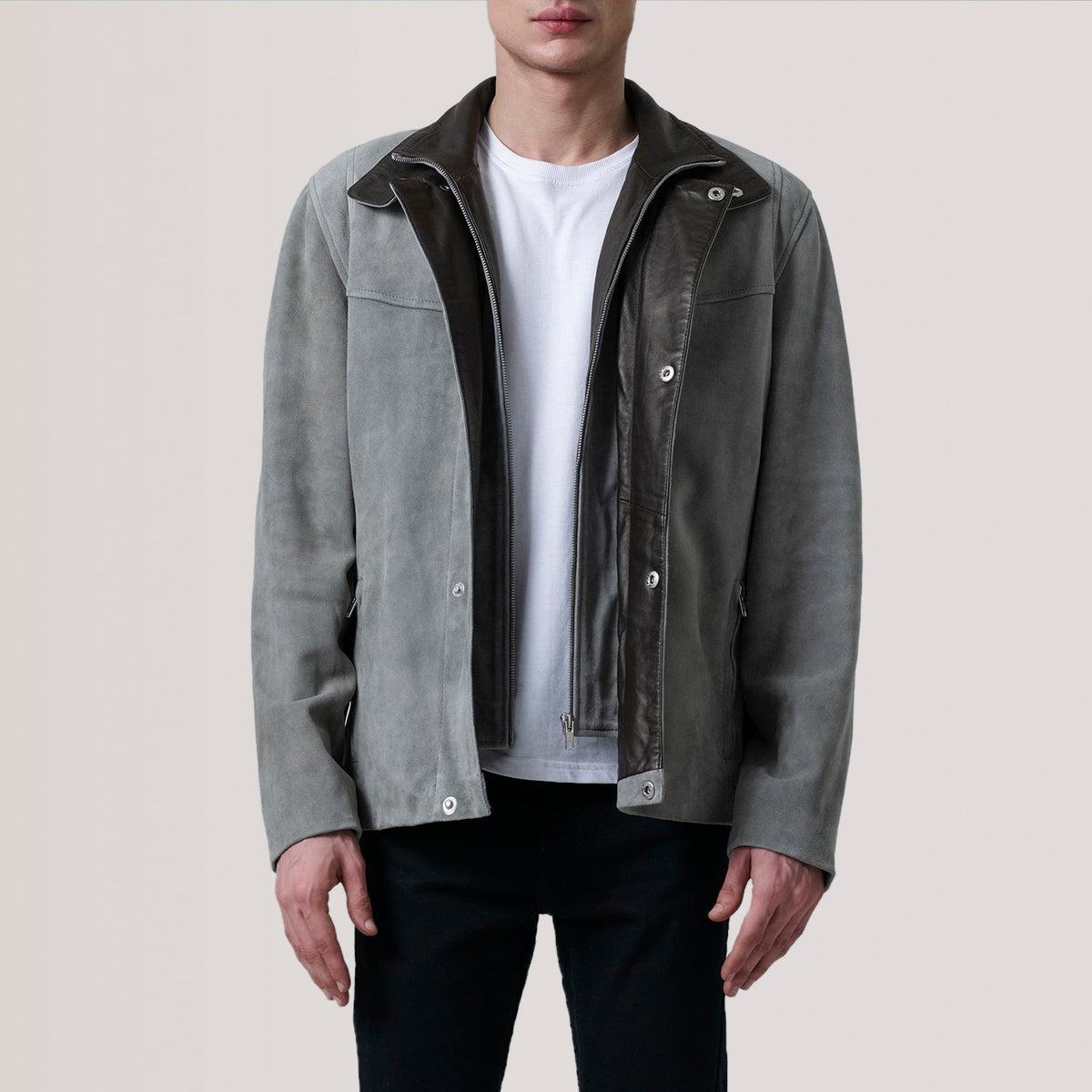 Henrik Chaqueta de Cuero para Hombre – Vista alternativa del producto 1