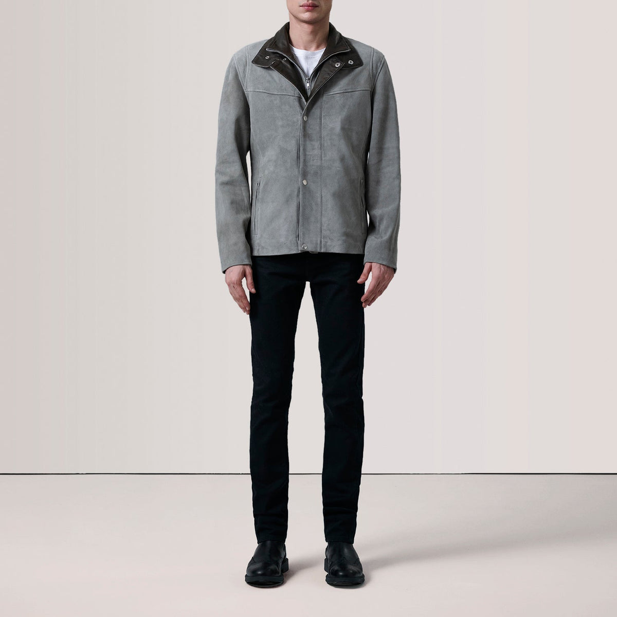 Henrik Chaqueta de Cuero para Hombre – Vista alternativa del producto 2