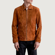 Inferno Leather Brown Jacket – Vista alternativa del producto 3