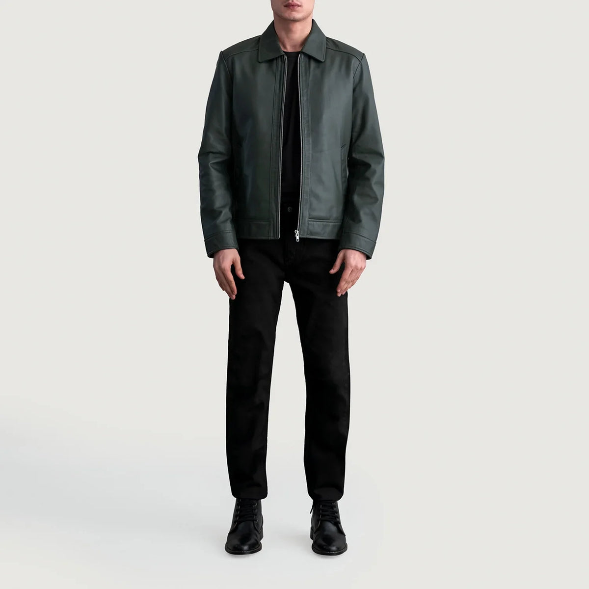 Inferno Leather Brown Jacket – Vista alternativa del producto 4