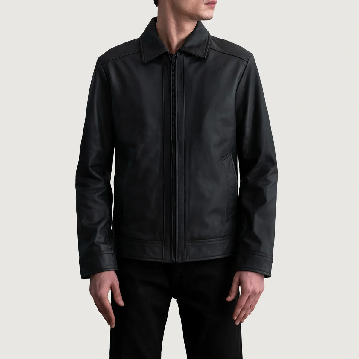 Inferno Leather Brown Jacket – Vista alternativa del producto 3