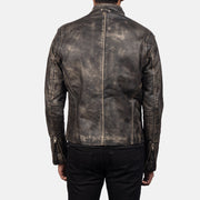 Ionic Chaqueta Biker de Cuero para Hombre – Vista alternativa del producto 6