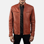 Ionic Chaqueta Biker de Cuero para Hombre – Vista alternativa del producto 4
