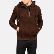 Kenton Hooded Chaqueta de Cuero para Hombre – Vista alternativa del producto 1