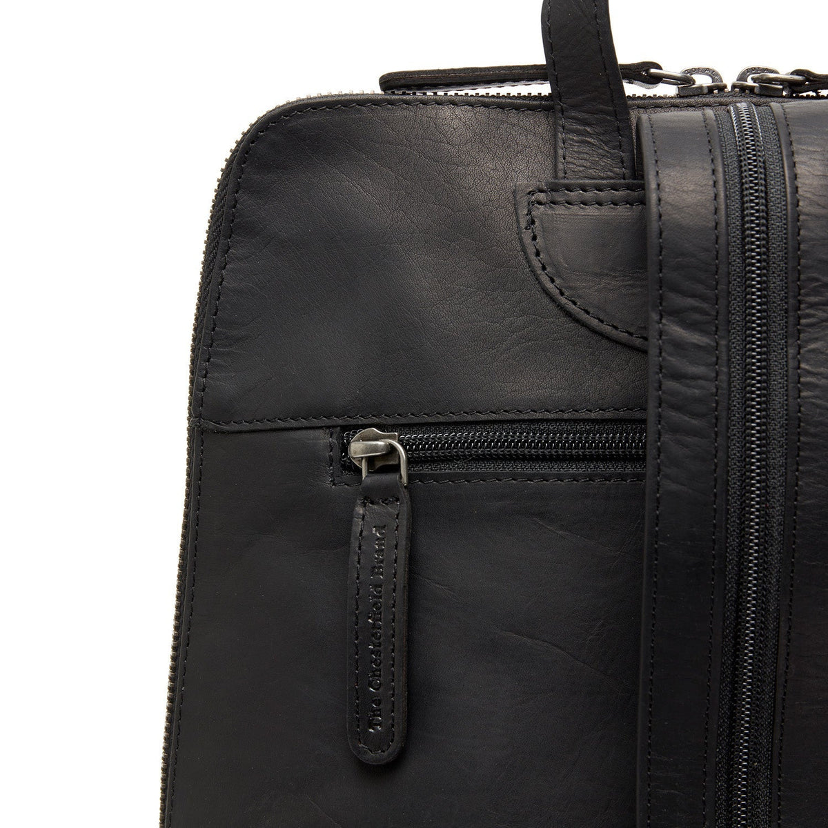 Vista interior Showing Dedicated Padded Laptop Sleeve &amp; Multi-Compartment Organization