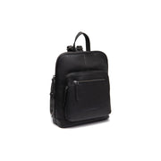 Floran Full-Grain Leather Backpack para Mujer in Classic 100% Full-Grain Leather - Full Exterior Front Profile View | Comprar online