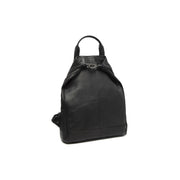 Manchester Full-Grain Leather Backpack para Mujer in Classic 100% Full-Grain Leather - Full Exterior Front Profile View | Comprar online