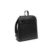 Tigris Full-Grain Leather Backpack para Mujer in Classic 100% Full-Grain Leather - Full Exterior Front Profile View | Comprar online