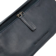 Classic 100% Full-Grain leather Bag - Rear Perspective Showing Reinforced Leather Straps &amp; Stitching