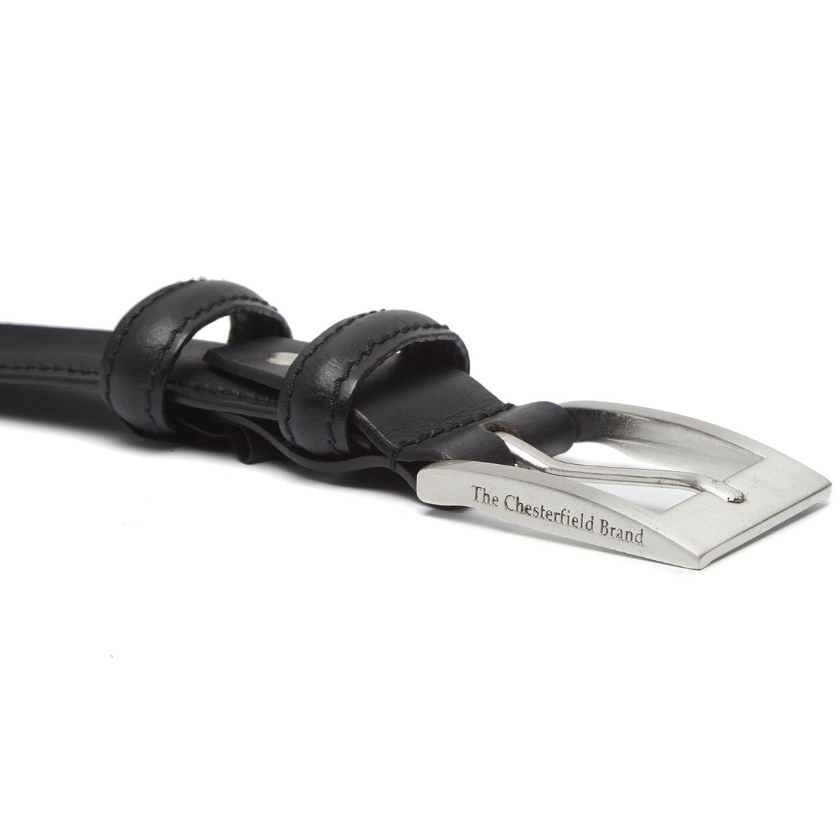 
Elliot Cuero Flor Integral Belt para Hombre - Perspectiva trasera con correas de cuero reforzadas