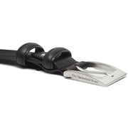 
Elliot Cuero Flor Integral Belt para Hombre - Perspectiva trasera con correas de cuero reforzadas