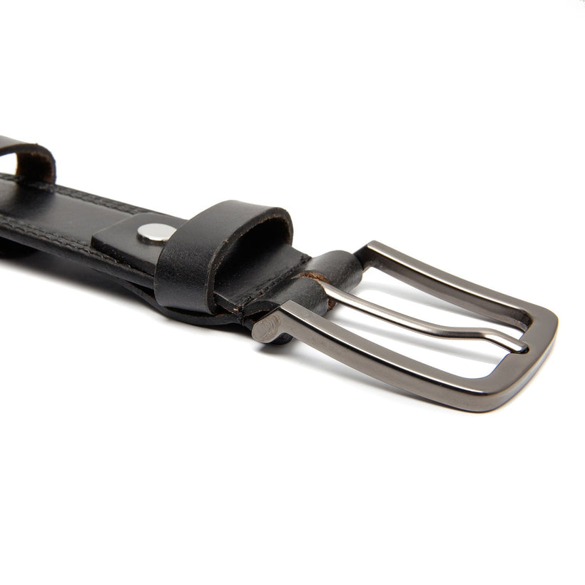 Manovo Full-Grain Cinturón de Cuero para Hombre