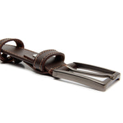 Reinforced Leather Base with Protective Metal Studs Detail