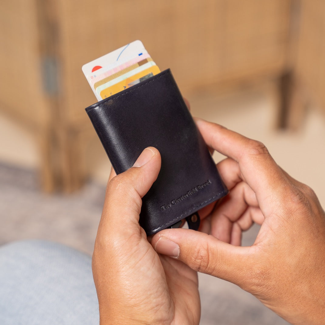 Paris Full-Grain Leather Card Holder para Mujer – Vista alternativa del producto 2