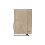 
Off White Leather Card Holder Portland, detail view 1