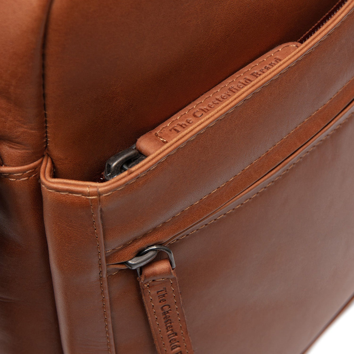 
Anzora Bandolera de cuero flor – alternate product view 3