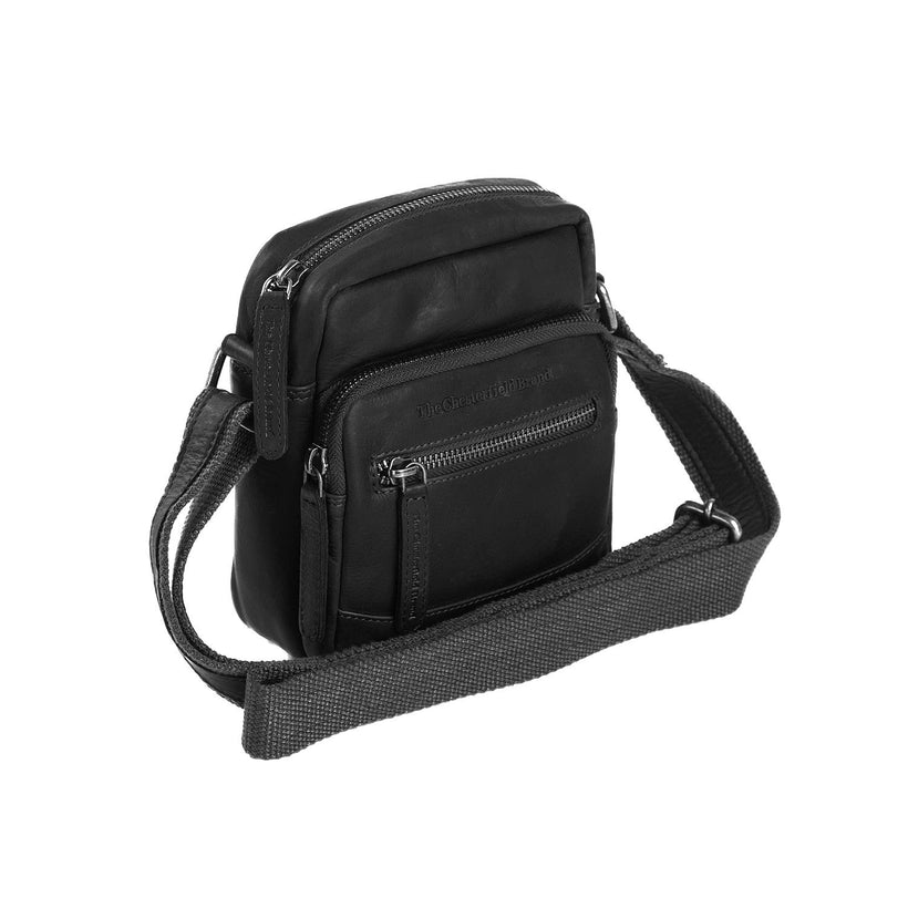Bremen Full-Grain Leather Crossbody Bag para Hombre