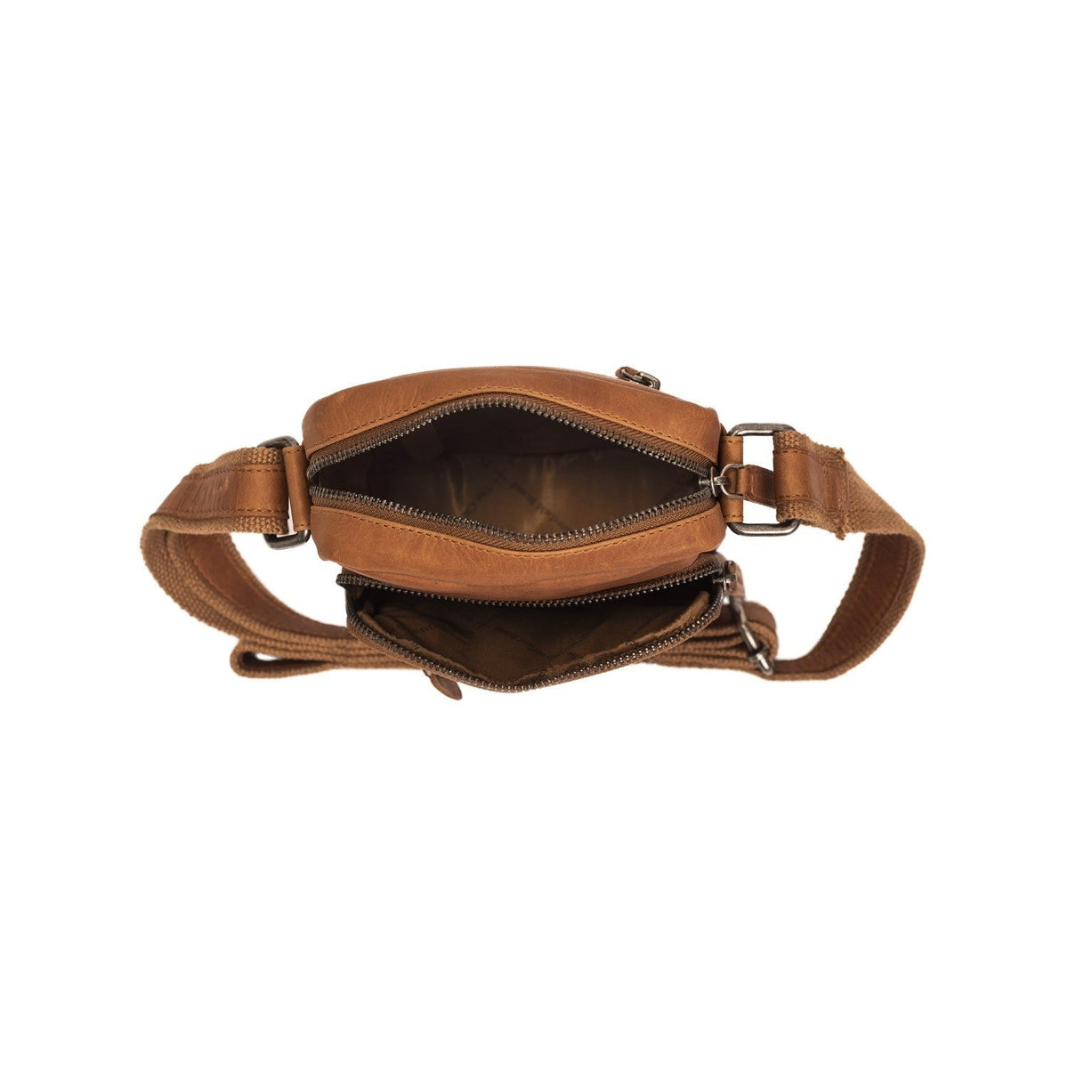 Bremen Full-Grain Leather Crossbody Bag para Hombre – Vista alternativa del producto 3
