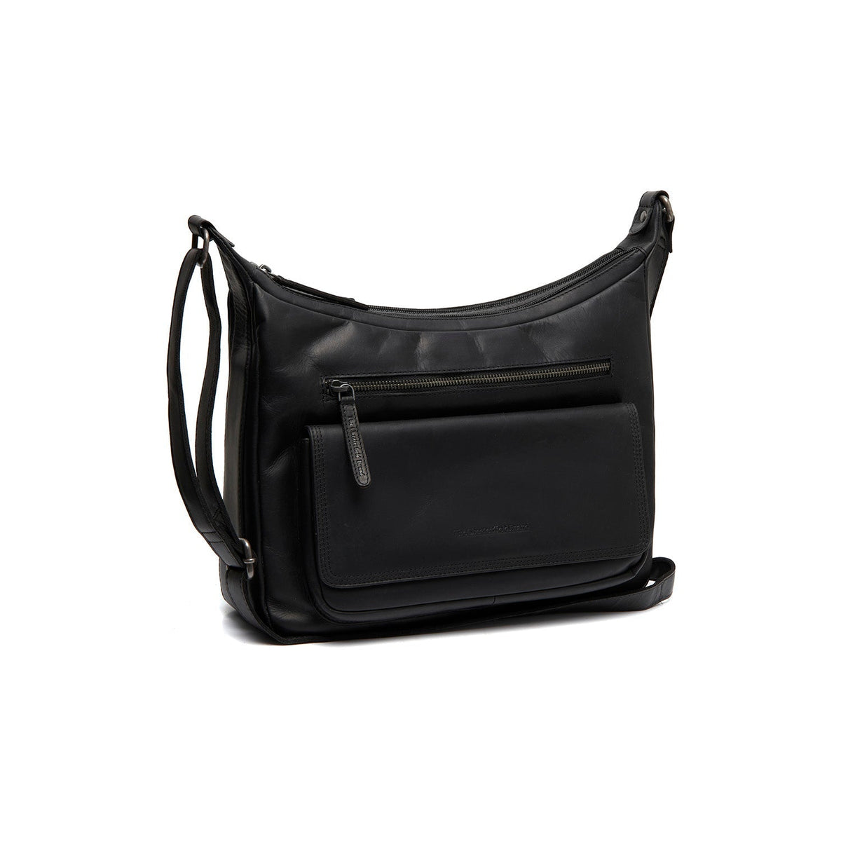 Bryson Full-Grain Leather Crossbody Bag para Mujer in Classic 100% Full-Grain Leather - Full Exterior Front Profile View | Comprar online