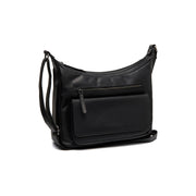 Bryson Full-Grain Leather Crossbody Bag para Mujer in Classic 100% Full-Grain Leather - Full Exterior Front Profile View | Comprar online