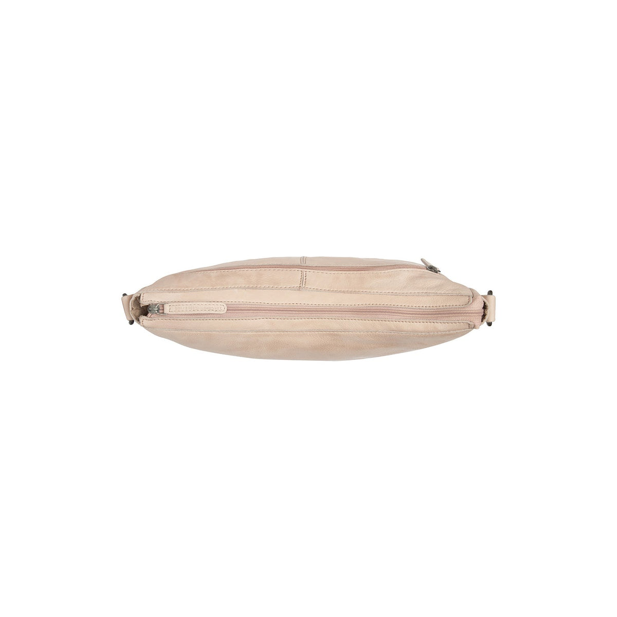 
Classic 100% Full-Grain leather Bag - Perspectiva trasera con correas de cuero reforzadas