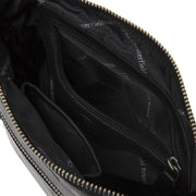
Classic 100% Full-Grain leather Bag - Perspectiva trasera con correas de cuero reforzadas