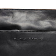 
Classic 100% Full-Grain leather Bag - Perspectiva trasera con correas de cuero reforzadas