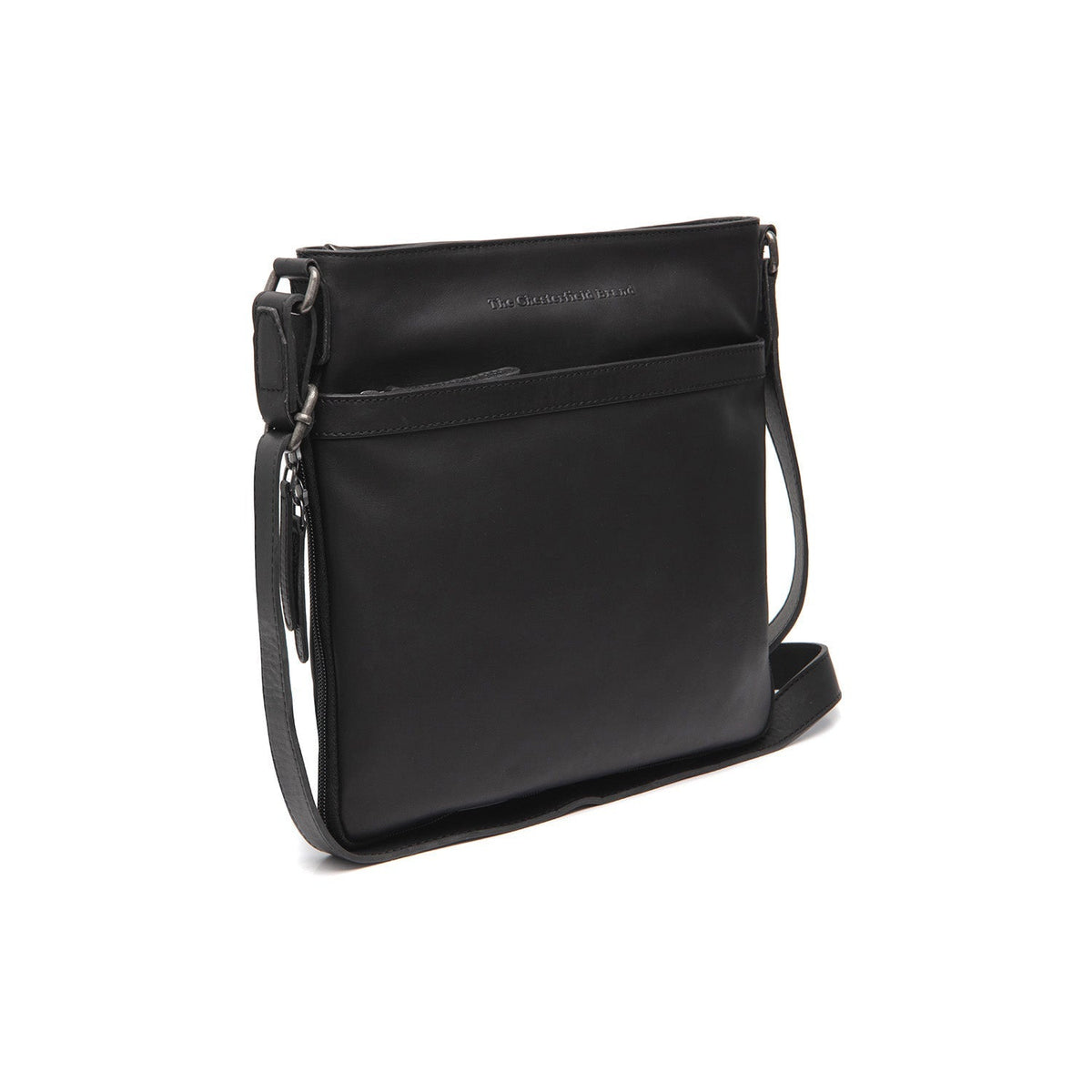 Mirea Full-Grain Leather Crossbody Bag para Mujer in Classic 100% Full-Grain Leather - Full Exterior Front Profile View | Comprar online