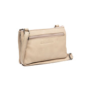 Osaka Full-Grain Leather Crossbody Bag para Mujer in Classic 100% Full-Grain Leather - Full Exterior Front Profile View | Comprar online