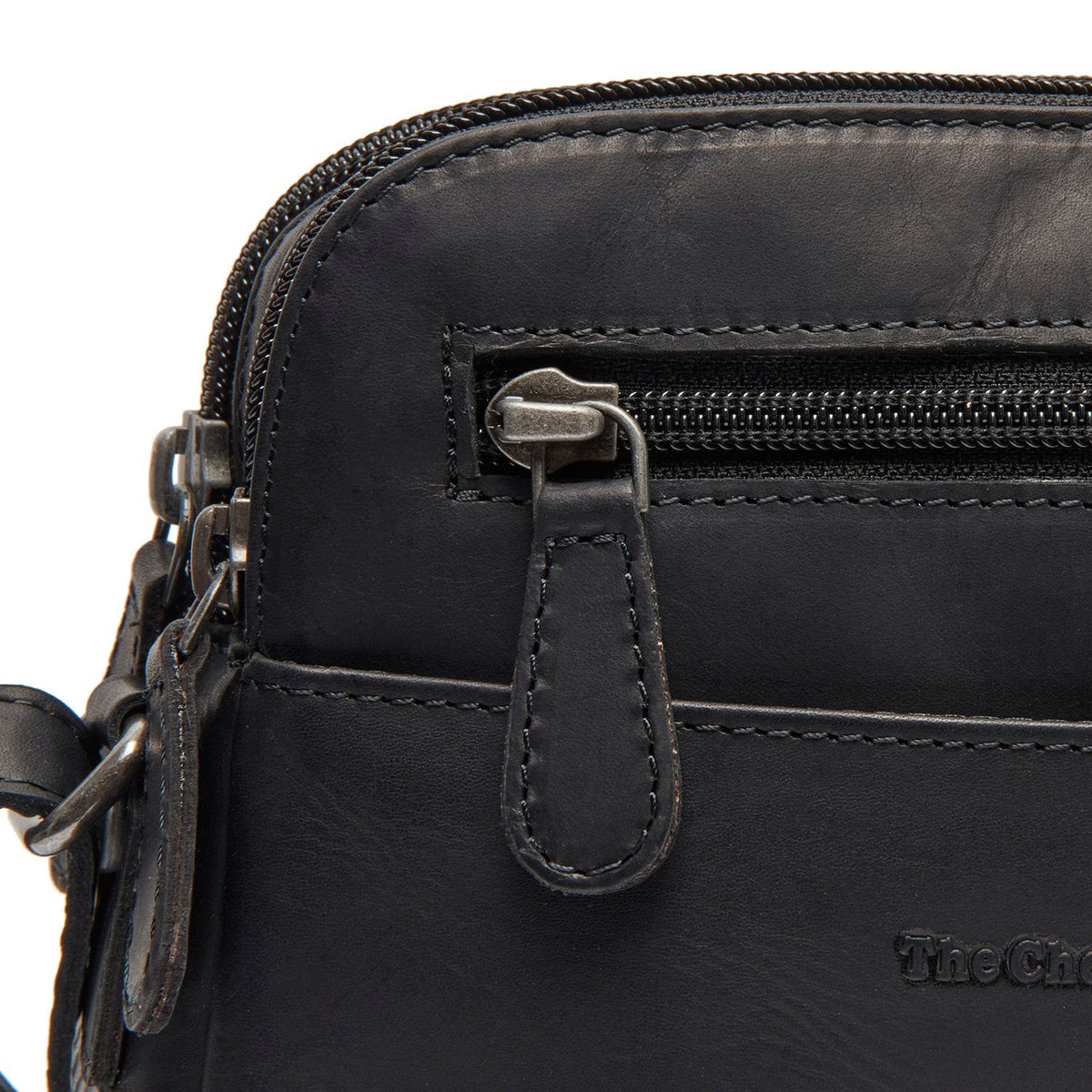 
Classic 100% Full-Grain leather Bag - Perspectiva trasera con correas de cuero reforzadas