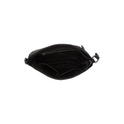 Weimar Full-Grain Leather Crossbody Bag para Mujer - Structured Side Profile Showing Gusset Depth &amp; Expansion Capacity