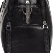 Authentic 100% Full-Grain Leather Grain Texture &amp; Heavy-Duty Seam Stitching Detail
