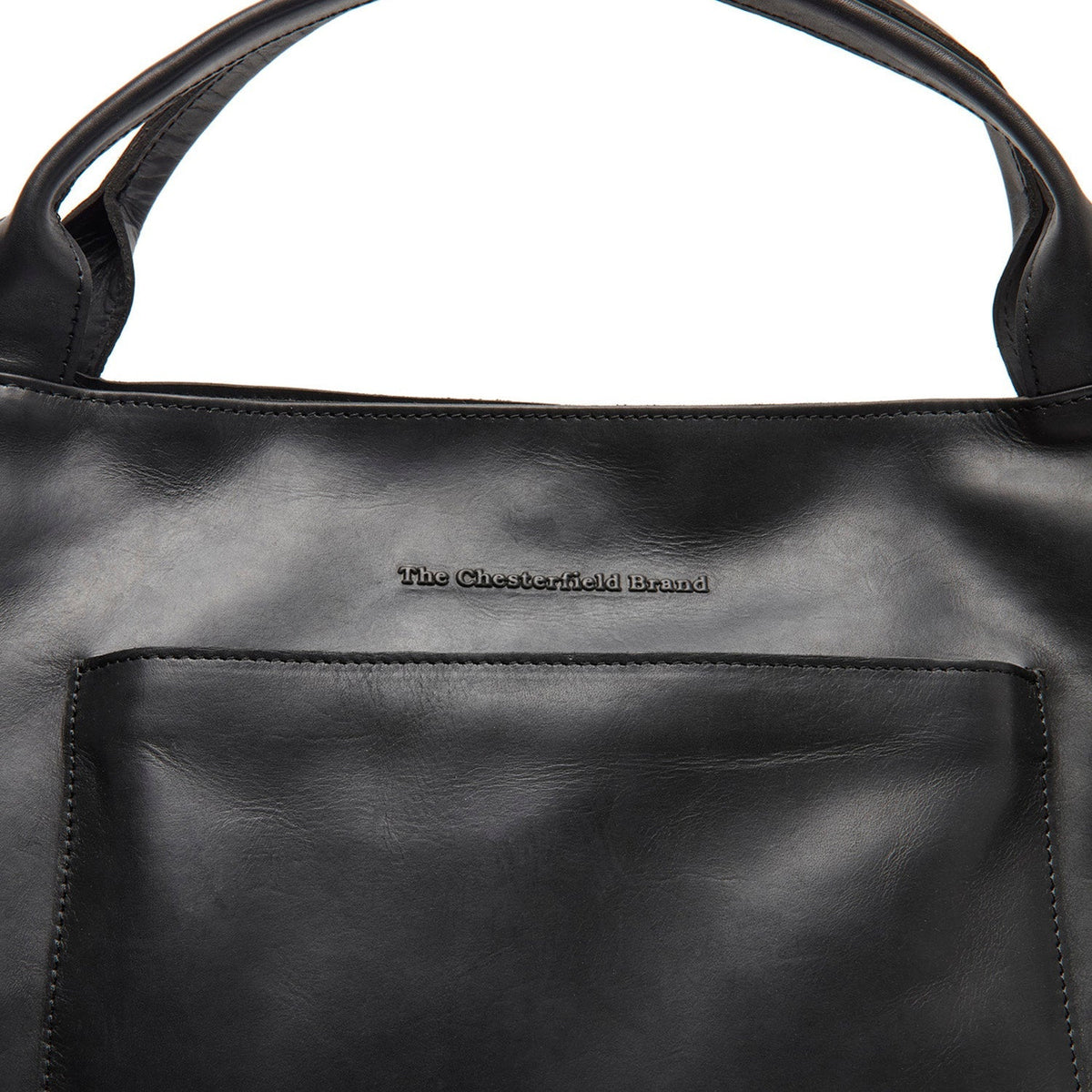 Classic 100% Full-Grain leather Goods - Vista trasera con ajuste entallado en hombros y bajo impecable