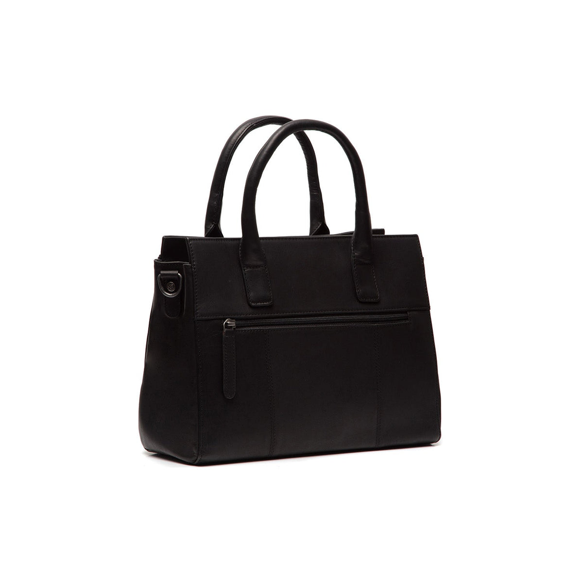 
Tailored Rib Cuffs & Hem Craftsmanship Construction Detail on Garda Bolso de mano de cuero flor