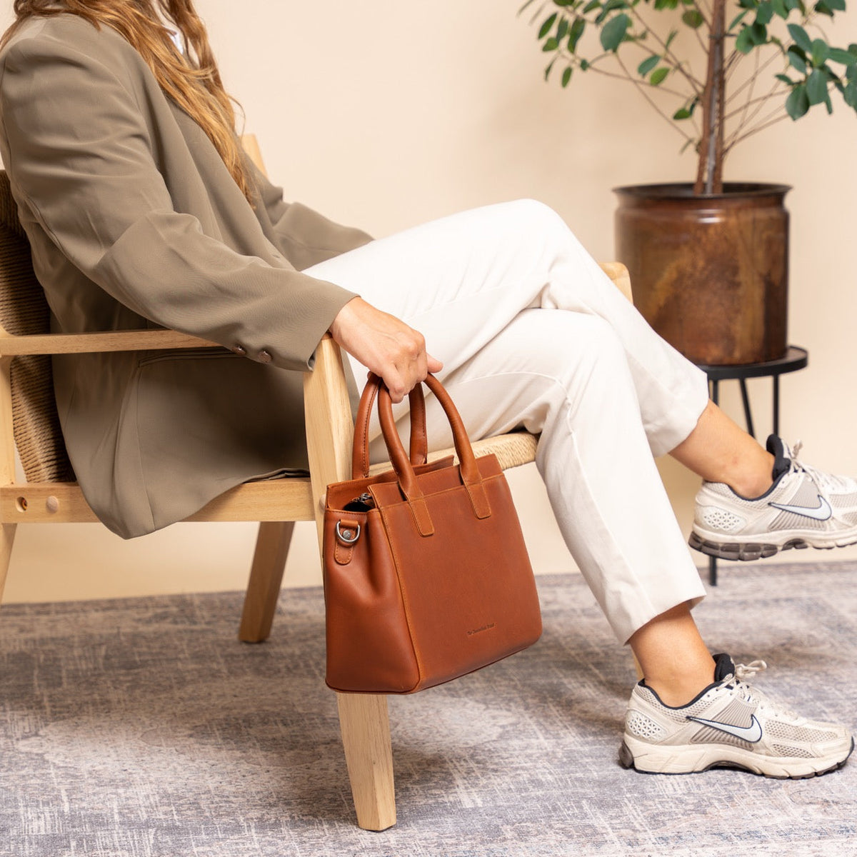 
Garda Bolso de mano de cuero flor – alternate product view 3