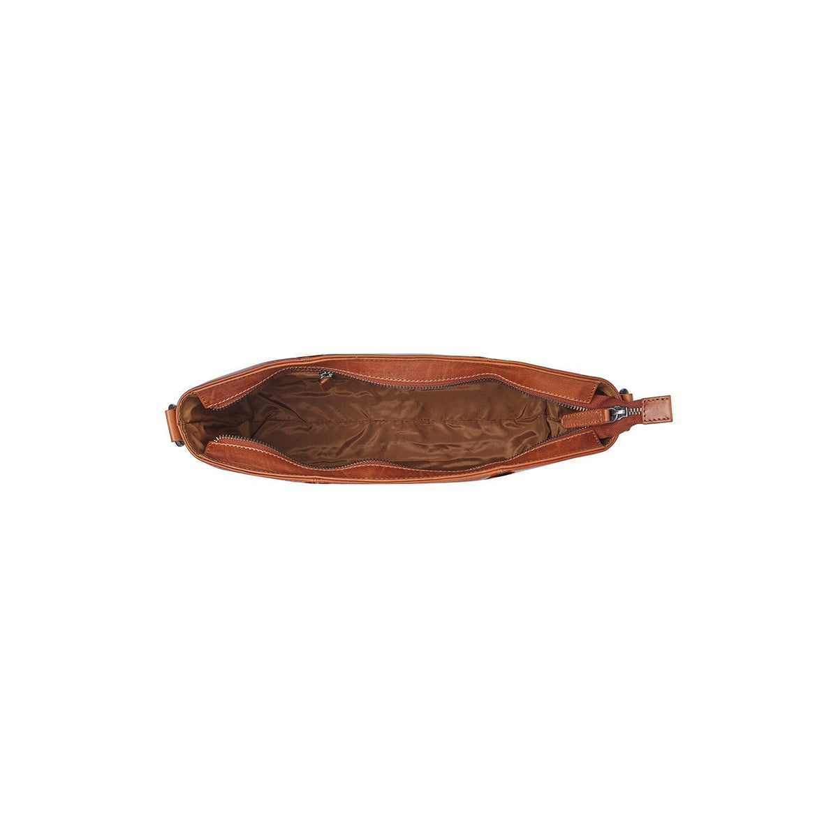 
Cognac Leather Handbag Pergamino, detail view 1