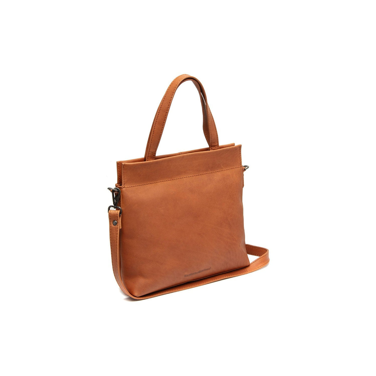 Rivington Full-Grain Leather Handbag para Mujer in Classic 100% Full-Grain Leather - Vista frontal y silueta a medida | Comprar online