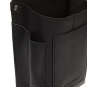 
Solid Antique Brass Hardware & Heavy-Duty Dual Zipper Detail on Taiwan Cuero Flor Integral Waiter Billetera Holster