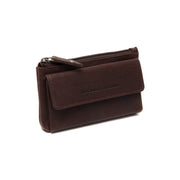 Tailored Rib Cuffs &amp; Hem Craftsmanship Construction Detail on Violette Full-Grain Leather Key Case para Mujer